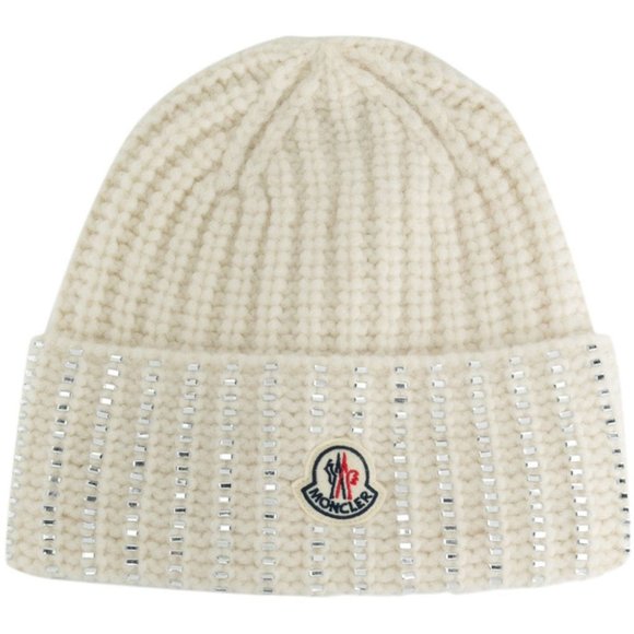 Moncler embellished knit hat